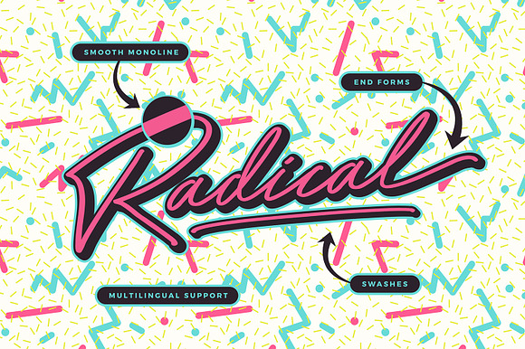 Bayshore + New! Neon Glow Styles in Graffiti Fonts - product preview 3