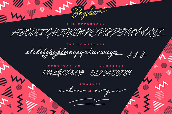 Bayshore + New! Neon Glow Styles in Graffiti Fonts - product preview 4