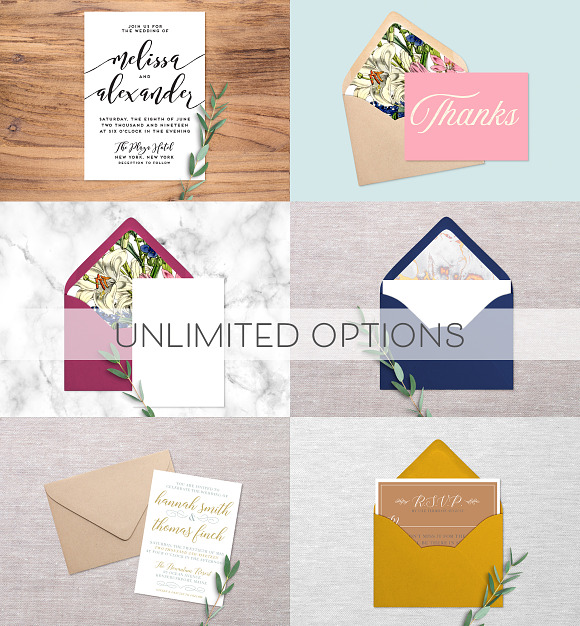 5x7 Card & Envelope Mockup - A7 in Print Mockups - product preview 2