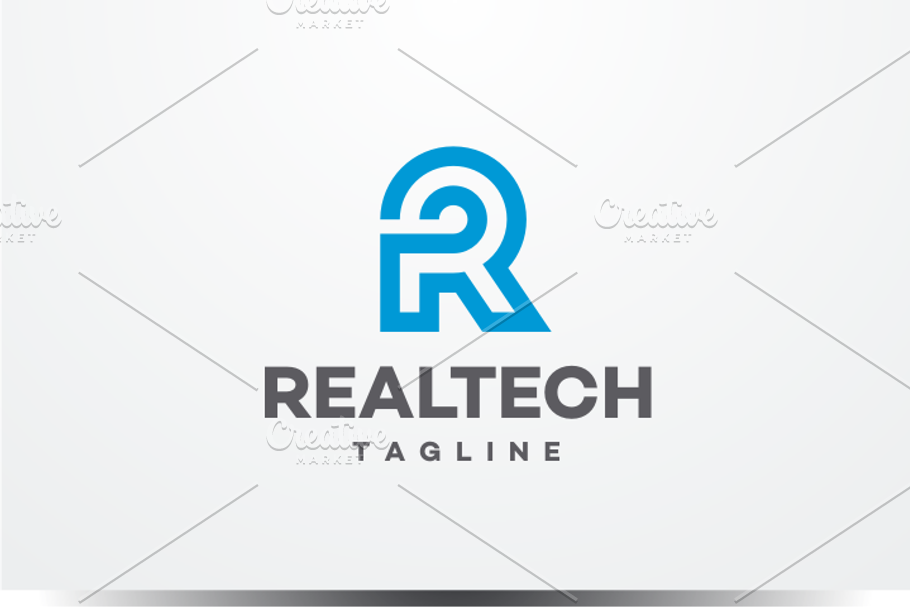 Realtech - Letter R Logo in Logo Templates - product preview 8