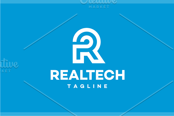 Realtech - Letter R Logo in Logo Templates - product preview 2