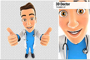 3D Doctor Thumbs Up