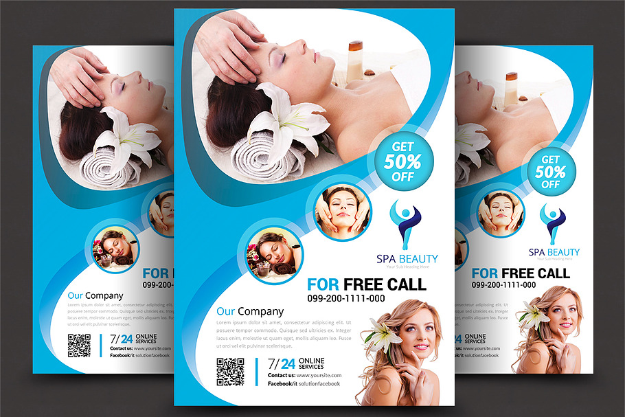 Beauty Salon Spa - Flyer Templates in Flyer Templates - product preview 8