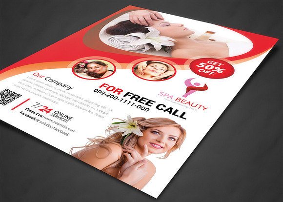 Beauty Salon Spa - Flyer Templates in Flyer Templates - product preview 1