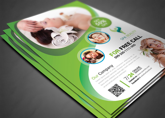 Beauty Salon Spa - Flyer Templates in Flyer Templates - product preview 2