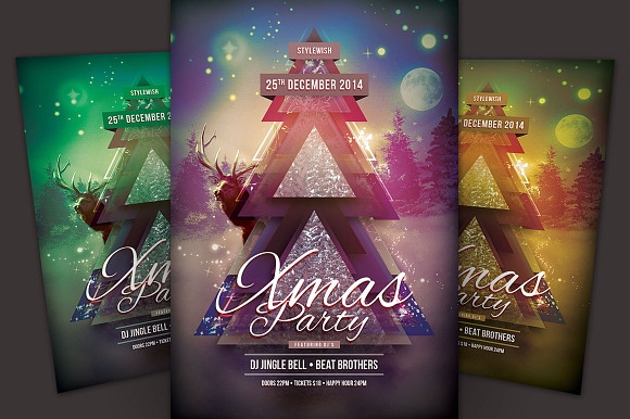 SALE% Christmas Flyer Bundle in Flyer Templates - product preview 3