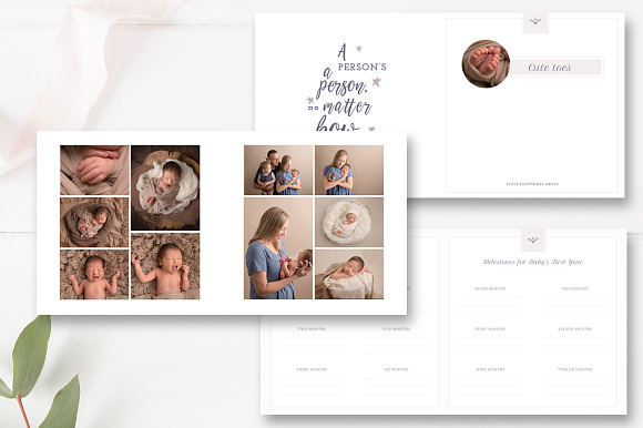 Baby Album Template PSD in Magazine Templates - product preview 1