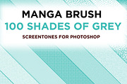 COMIC Photoshop Shadow Tone Brushes