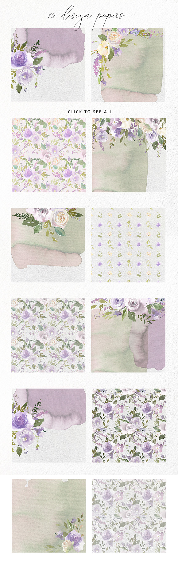 Bouquets de Mariee Watercolor Set in Illustrations - product preview 4