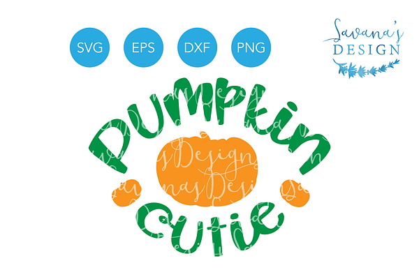 Pumpkin Cutie SVG for Halloween