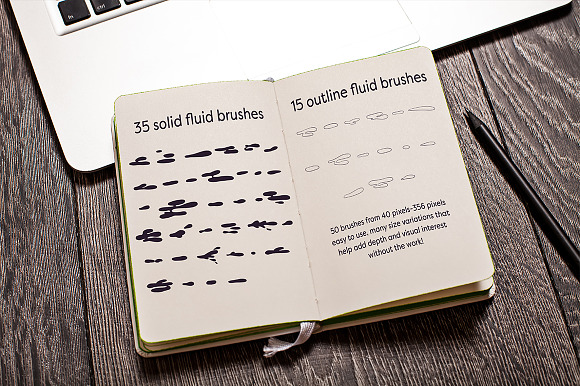 Fluid Design Photoshop Brushes in Photoshop Brushes - product preview 3