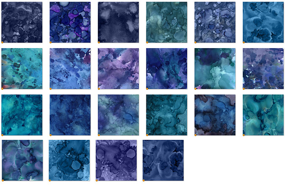 Blue Ink - Liquid Textures in Textures - product preview 1