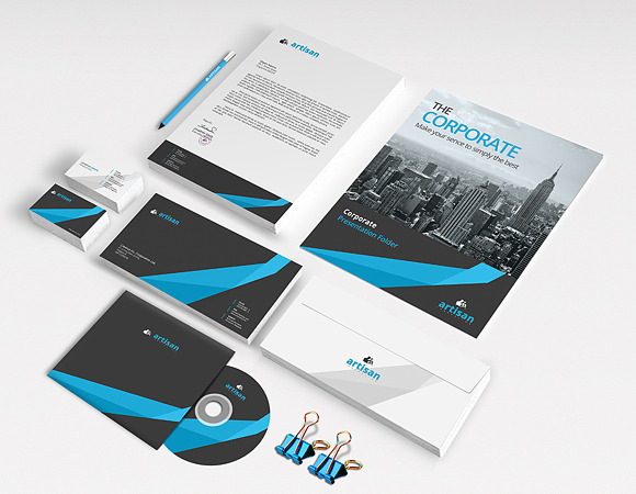 Branding Corporate Identity in Branding Mockups - product preview 1