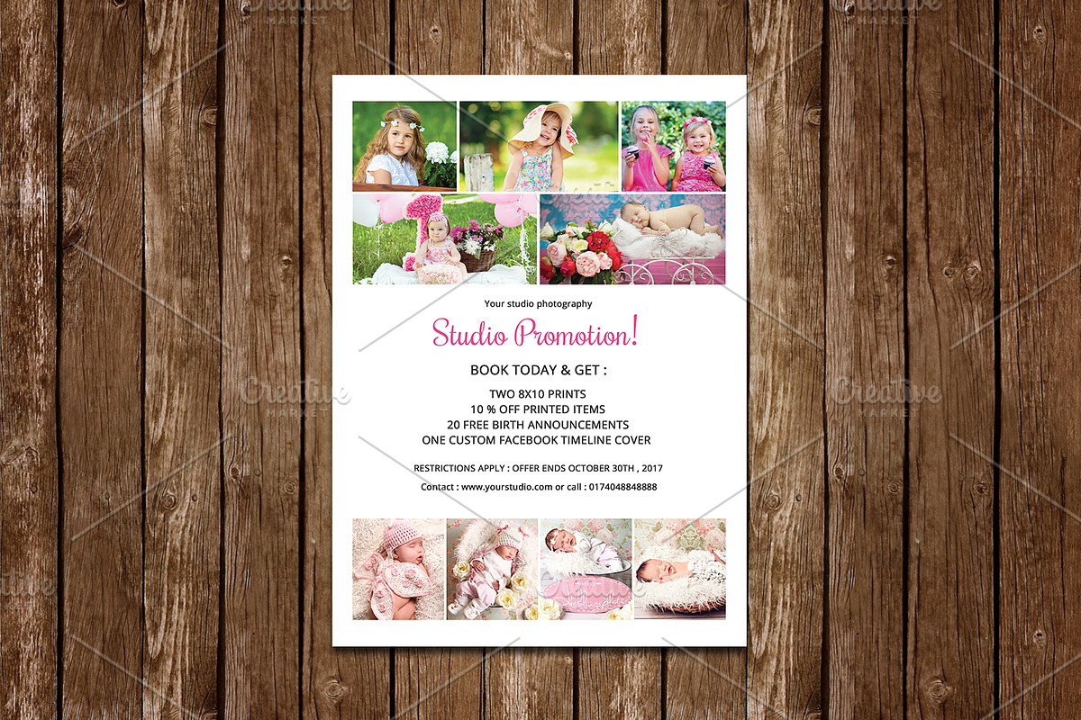 Studio Promotion Flyer V637 in Flyer Templates - product preview 8