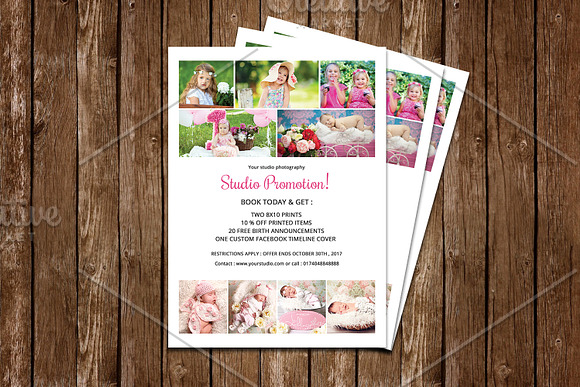 Studio Promotion Flyer V637 in Flyer Templates - product preview 1
