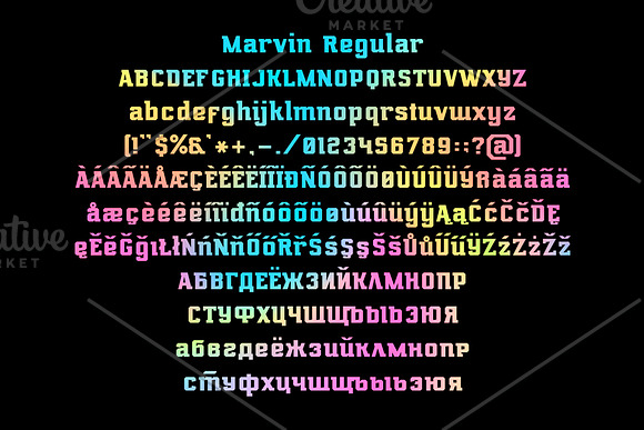 Marvin regular & oblique in Slab Serif Fonts - product preview 1