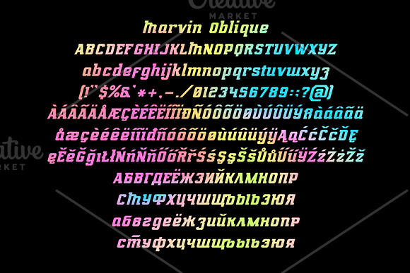 Marvin regular & oblique in Slab Serif Fonts - product preview 2