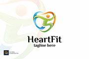 Heart Fit - Logo Template