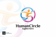 Human Circle - Logo Template