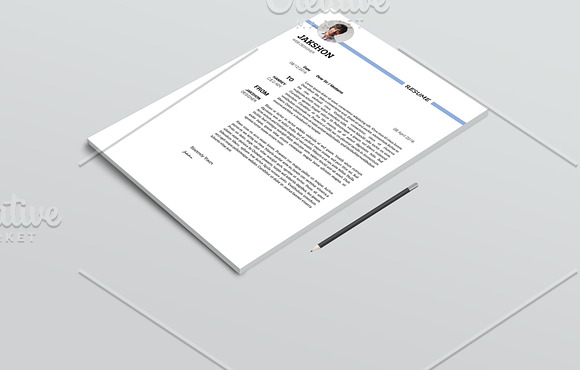 Resume Template-V042 in Resume Templates - product preview 3