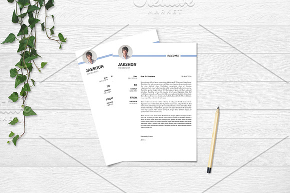 Resume Template-V042 in Resume Templates - product preview 4