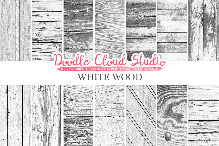White Wood Textures