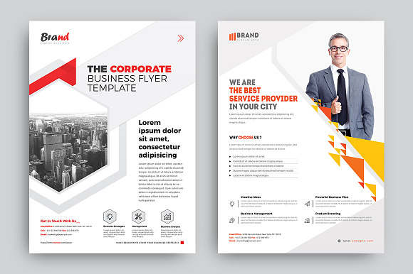 10 Business Flyer Template in Flyer Templates - product preview 1