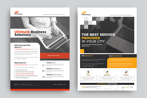 10 Business Flyer Template in Flyer Templates - product preview 2