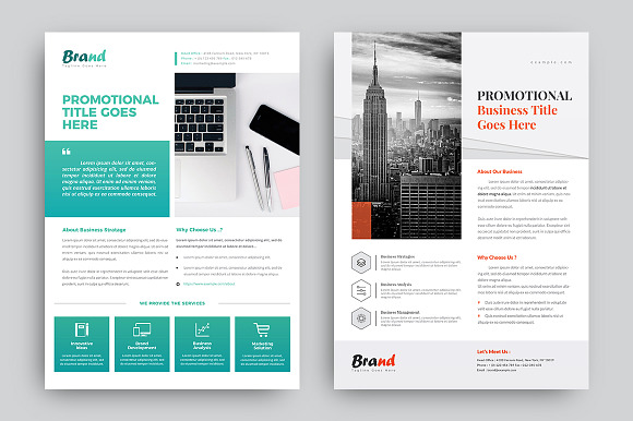 10 Business Flyer Template in Flyer Templates - product preview 3