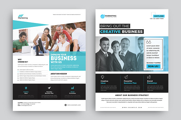 10 Business Flyer Template in Flyer Templates - product preview 5