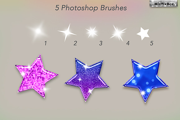Sparkling Glossy Layer Styles for PS in Photoshop Layer Styles - product preview 6