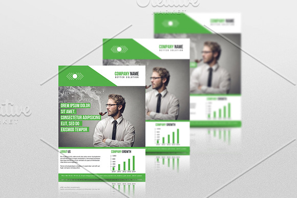 Corporate Flyer Template -V637 in Flyer Templates - product preview 1
