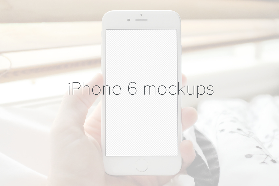 4 iPhone 6 Mockups in Mobile & Web Mockups - product preview 8