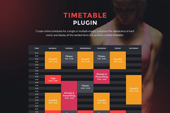 Gym Fitness & Bodybuilding Theme in WordPress Business Themes - product preview 4