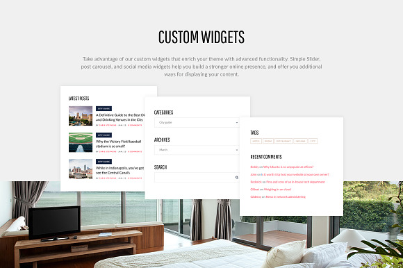 Hotel & Resort Wordpress Theme in WordPress Business Themes - product preview 3