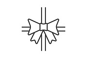Bow linear icon