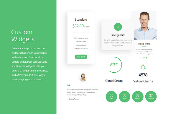 WegaByte - IT Consulting Firm in WordPress Business Themes - product preview 4