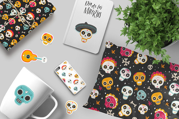 Day of the dead in Illustrations - product preview 4