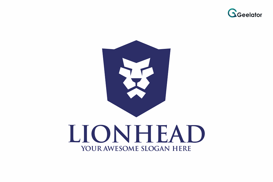 Lion Head Logo Template in Logo Templates - product preview 8