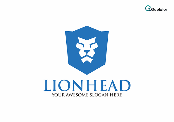 Lion Head Logo Template in Logo Templates - product preview 3