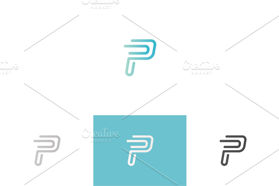 P Car Logo - Extended License in Logo Templates - product preview 8