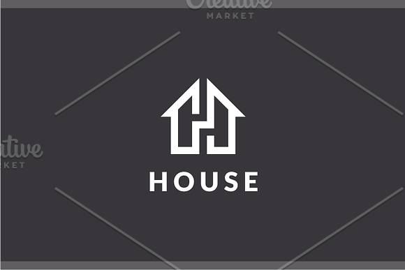 House - H Logo in Logo Templates - product preview 1