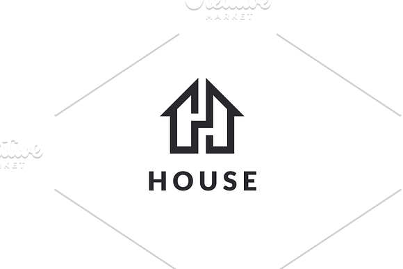 House - H Logo in Logo Templates - product preview 2