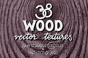 38 Wood vector textures