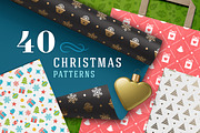 40 Merry Christmas patterns