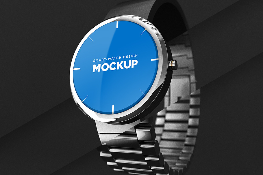 Smart-watch Design Mockup in Mobile & Web Mockups - product preview 8