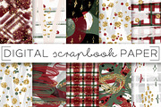 Abstract Holidays Digital Papers