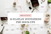 10 Invitation Mock-Ups - BDL2