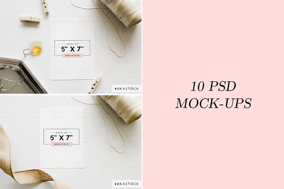 10 Invitation Mock-Ups - BDL3 in Print Mockups - product preview 3
