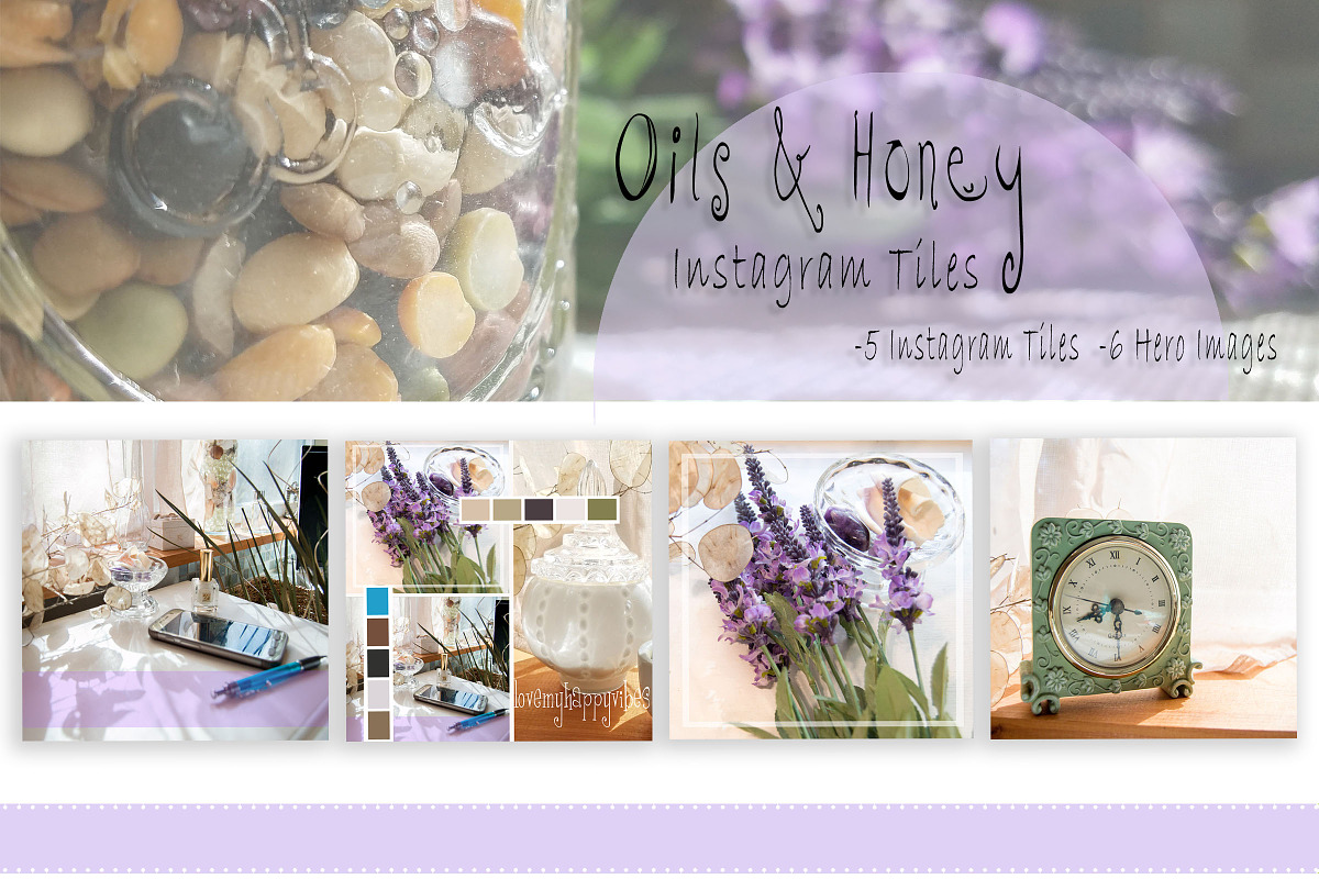 Oils and Honey Instagram Bundle in Instagram Templates - product preview 8